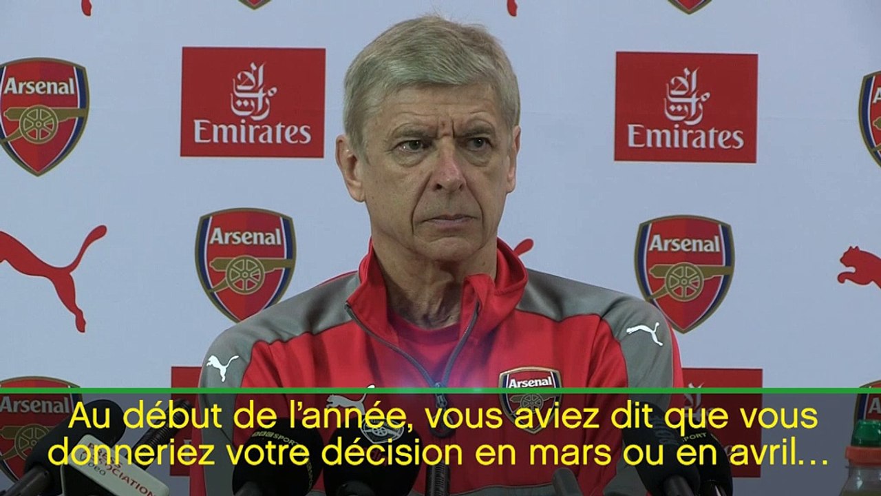 Arsenal - Wenger : "Je ne veux plus parler de mon cas personnel"