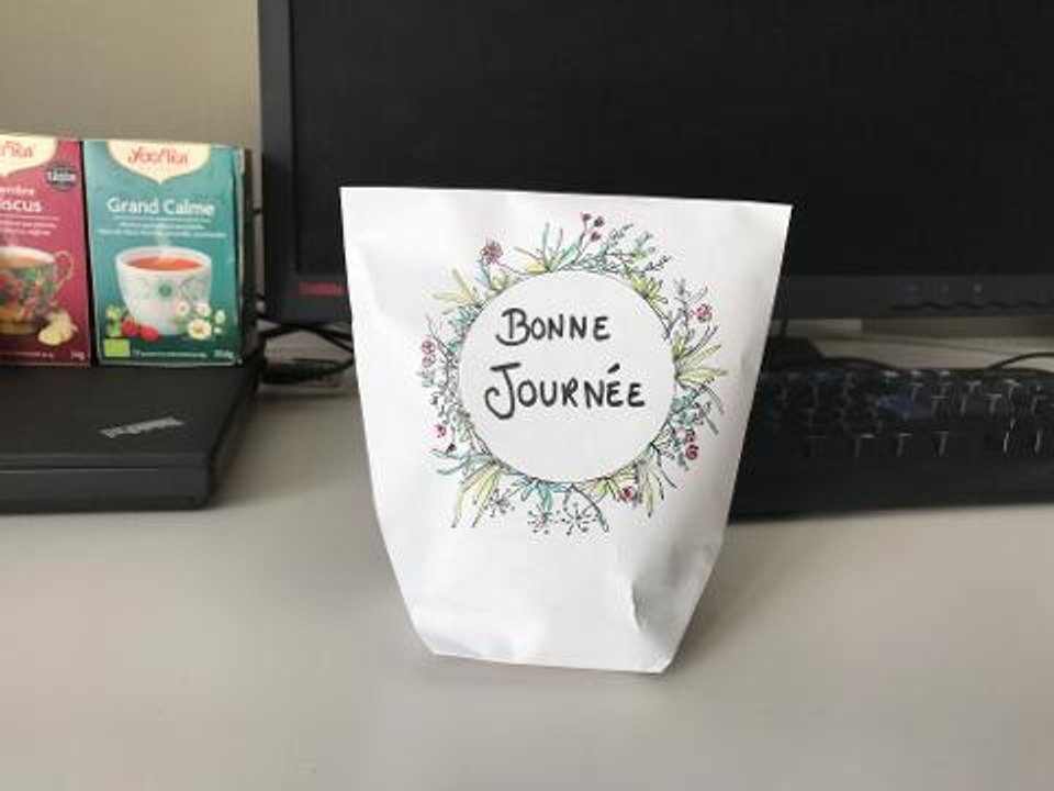 Fabriquer une sachet papier à partir d'une feuille A4