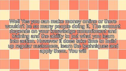 A Simple Starting Point Online