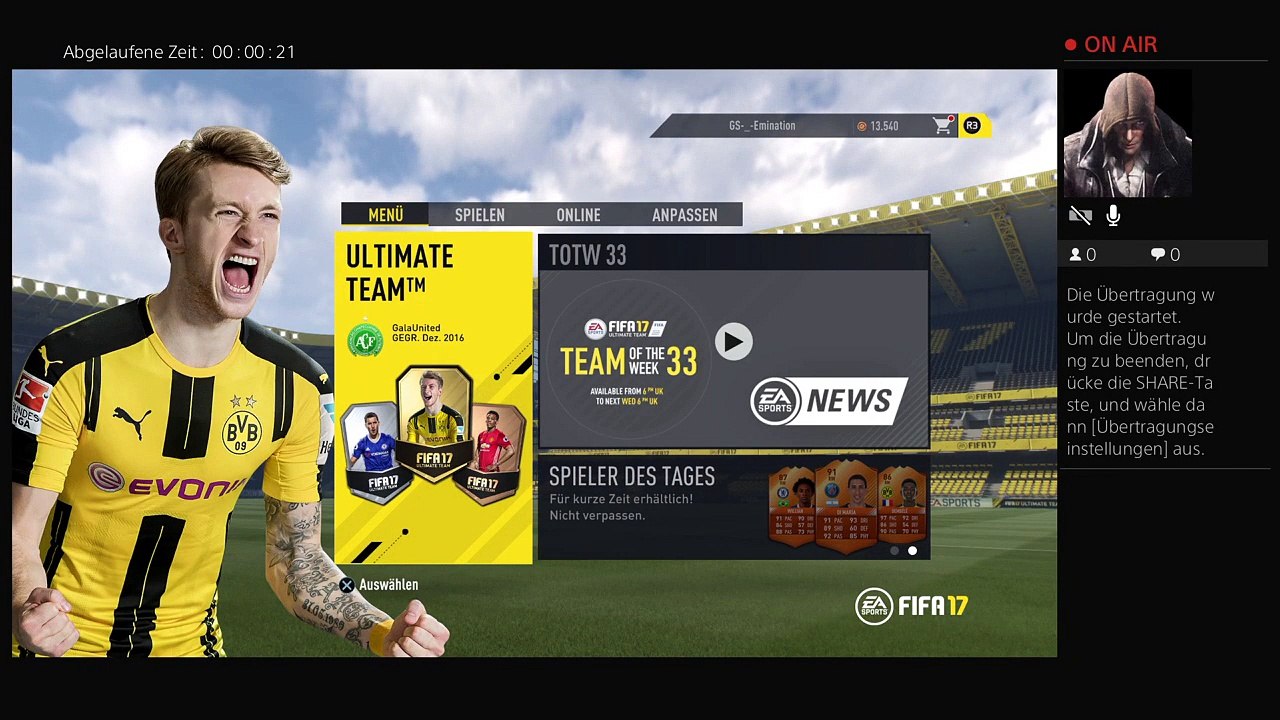 Ps4-live-Übertragung von gs-_-emination