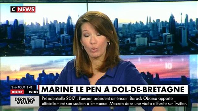 Incident lors de l'arrivée de Marine Le Pen en Bretagne, prise à partie par des manifestants - Regardez