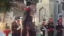 Indian Soldier Fell Down During Wagah Border Parade