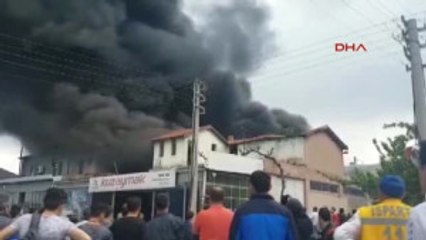 Isparta Işyerinde Korkutan Yangın 2