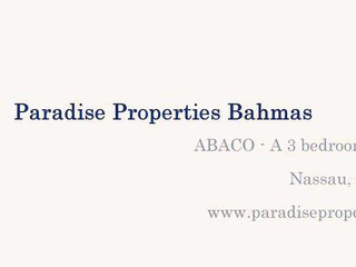 Abaco - Oceanfront 3 BR Vacation Apartment for Rent in Nassau Bahamas