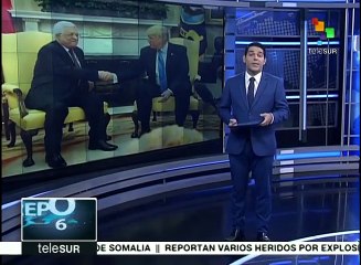 Encuentro de pdtes. Abás y Trump divide opiniones en Palestina