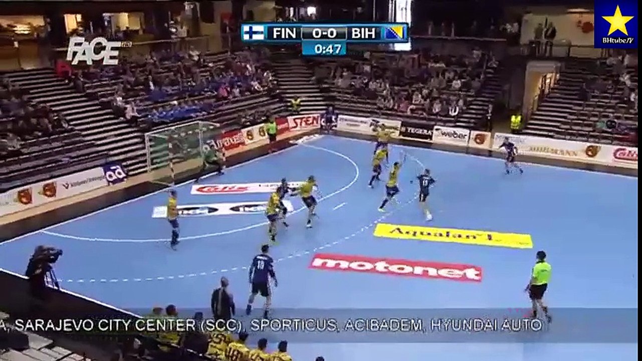 Finska - BiH 10:15 - 1.poluvrijeme [Highlights] (4.5.2017)