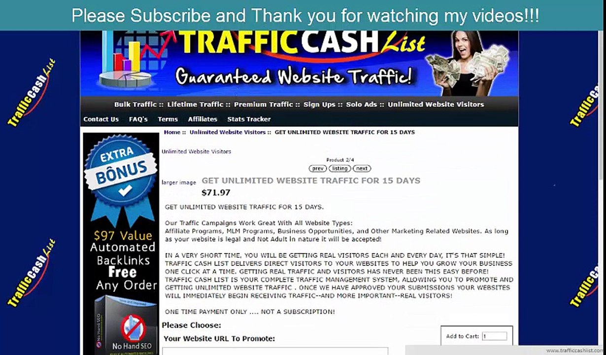 HOW TO BUY UNLIMITED WEBSITETRAFFIC TO YOUR CLICKBANK AFFILIATE LINK