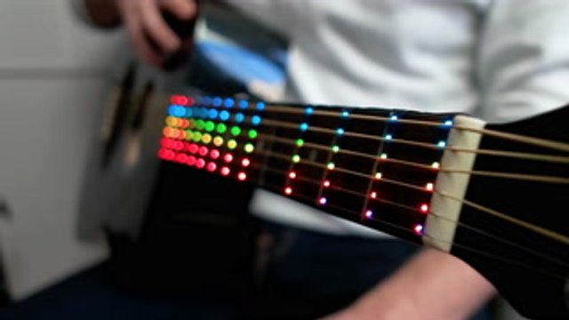Learn how to play the guitar in 60 seconds thanks to this musical system