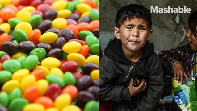 Taste the outrage: Skittles responds to Donald Trump Jr.'s tweet about Syrian refugees.