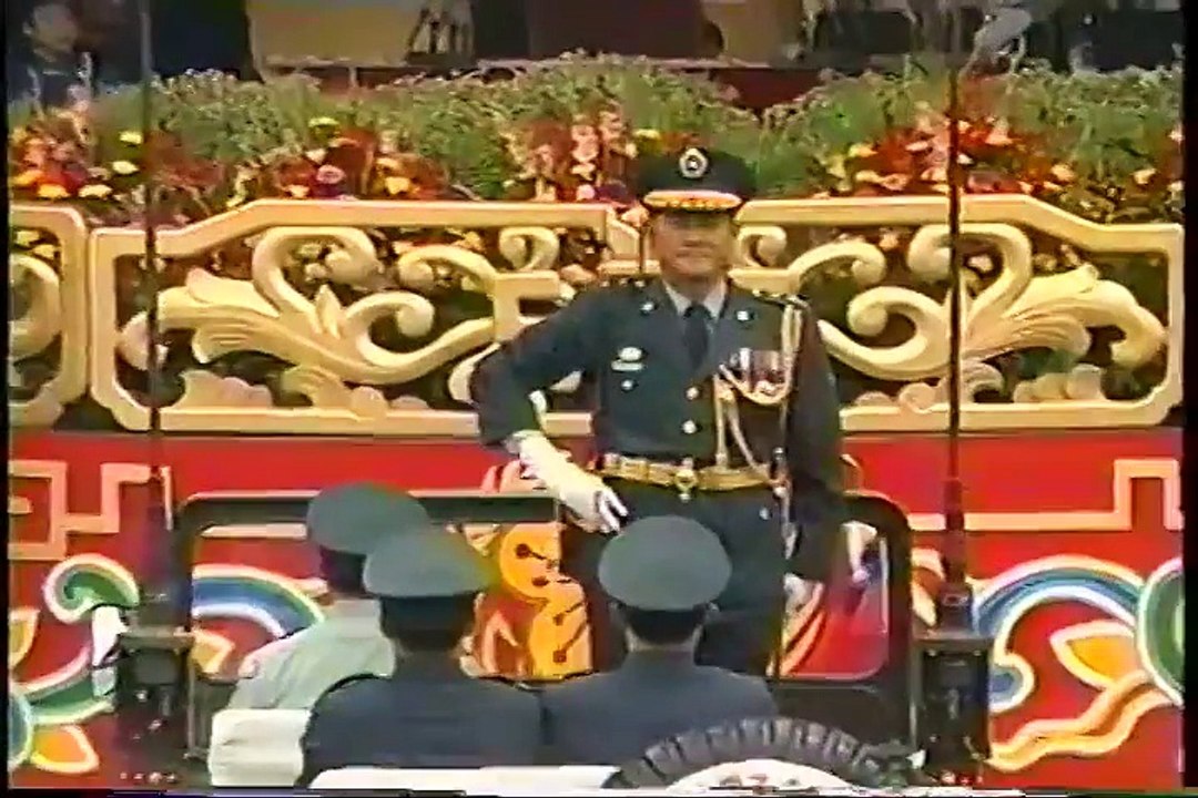 中華民國開國80週年 1991年 國慶大會大閱兵 營方隊踼正步 第1部 第4節 虎嘯部隊 鴻翔部隊 先鋒部隊 鐵衛部隊