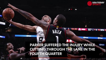 Télécharger la video: Spurs’ Tony Parker to miss the rest of the playoffs