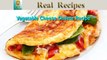 Vegetable Cheese Omlete Real Recipes Italian Fried Omelette with vegetables & Cheese