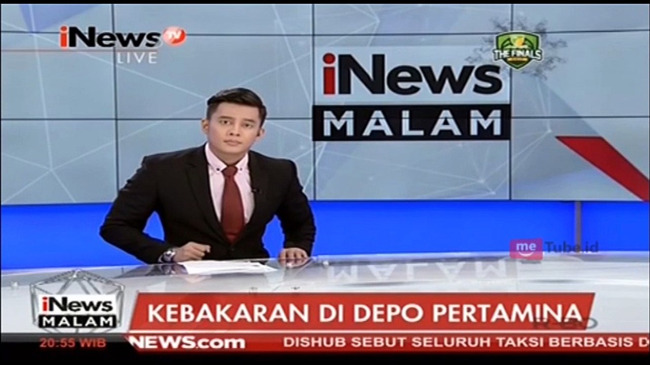 Kebakaran di Depo Pertamina