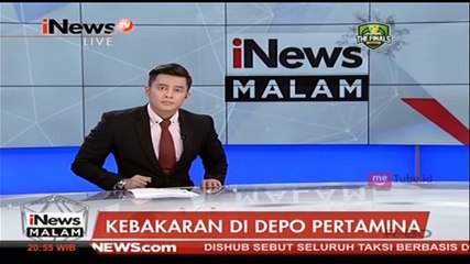 Kebakaran di Depo Pertamina