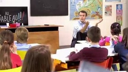 Mozinor détourne le passage d'Emmanuel Macron dans l'émission « Présidentielle : Candidats au tableau ! »