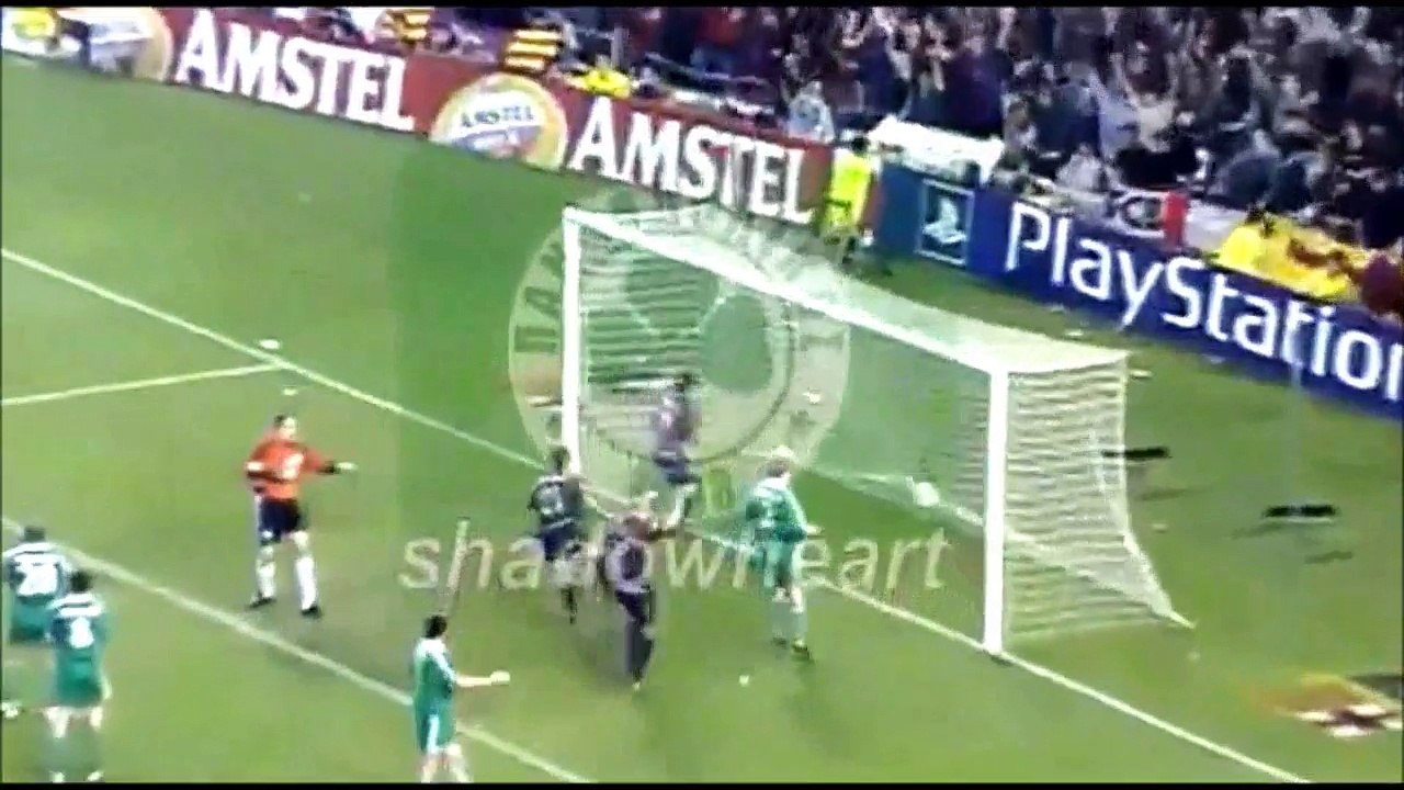 Barcelona - Panathinaikos 3-1  2002 Champions League Quarter Finals