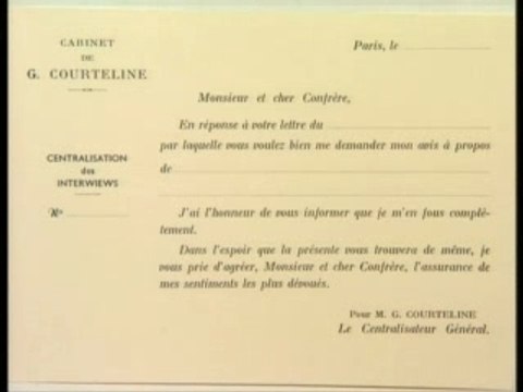 Grands écrivains : Georges Courteline