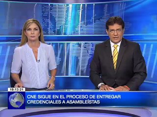 CNE continúa el proceso de entregar credenciales a Asambleístas