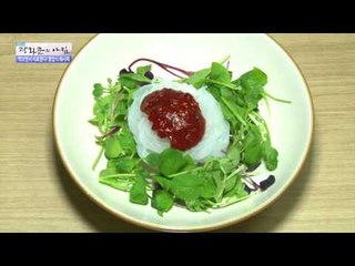 유방암 환자를 위한 ‘실곤약 비빔국수’![광화문의 아침] 266회 20160704