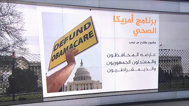 مجلس النواب الأميركي يلغي نظام أوباما كير