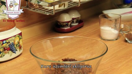 Ay Çöreği Tarifi - Cevizli Üzümlü Tatlı Ev Çörekleri