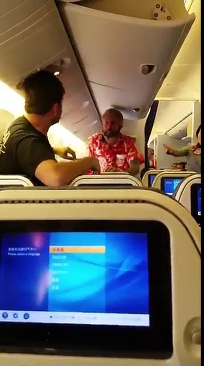 Fight in plane