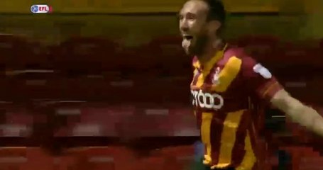 McArdle GOAL (1:0) Bradford City vs Fleetwood Town