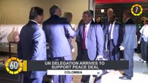 In 60 Seconds:  UN Delegation Arrives To Support Peace Deal in Colombia