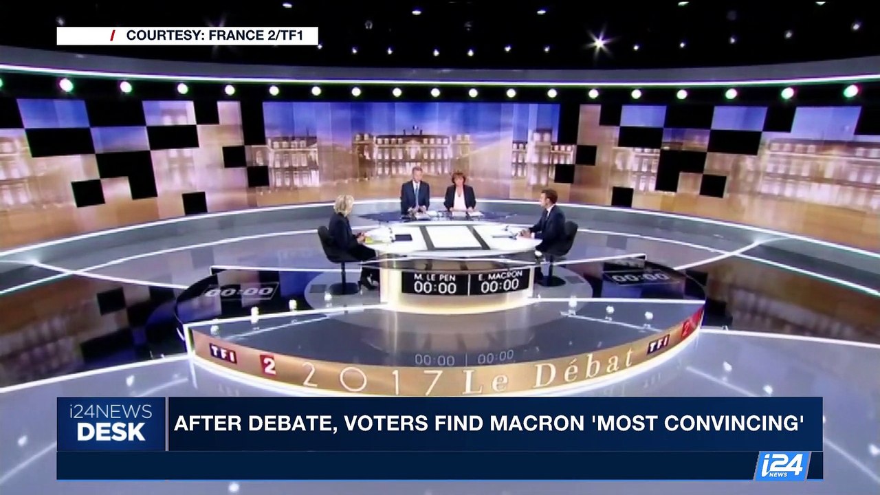 i24NEWS DESK | MK Hazan supports Marine Le Pen | Thursday, May 4th 2017