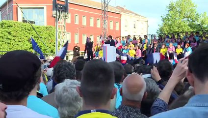 Macron sur les terres de Jaurès pour son dernier meeting