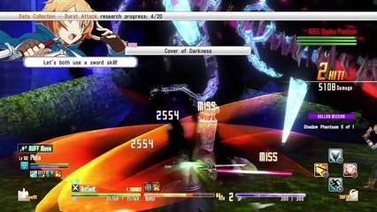 SWORD ART ONLINE ReHollow Fragment BOSS #1 Hollow Area-The Shadow-Dwelling Beast [HD, 1280x720]