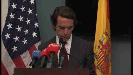 Aznar aboga por mantener el "vínculo atlántico" en su visita a EE.UU.