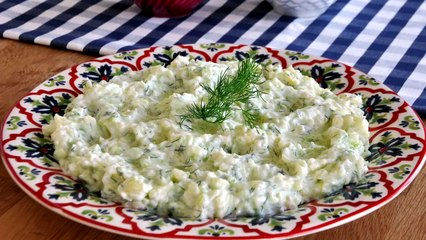 Salatalıklı Patatesli Meze Tarifi