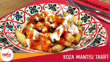 Koza Mantı Nasıl Yapılır _ Yufka ile Kolay Mantı Tarifi