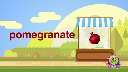 كلمات عربي - انجليزي (فاكهة وخضار - Fruits & Vegetables) - طيور بيبي
