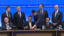 مذكرة اتفاق بأستانا لإقامة مناطق لتخفيف التوتر بسوريا