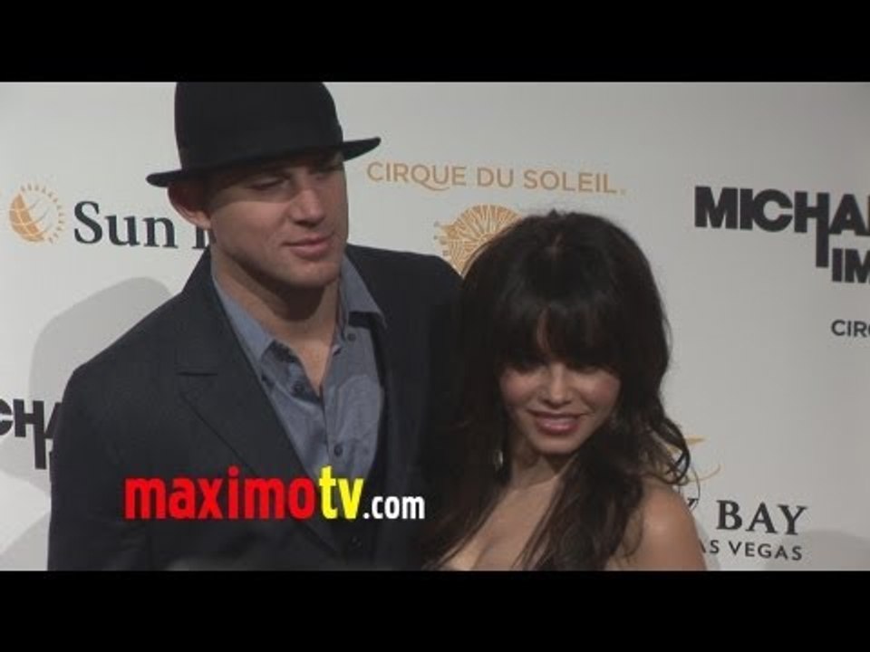 Channing Tatum & Jenna Dewan at Michael Jackson "The Immortal" World Tour Premiere