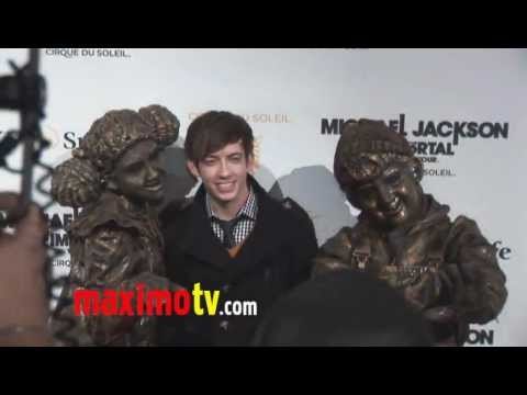 Kevin McHale & Harry Shum Jr. at Michael Jackson The Immortal World Tour Las Vegas Premiere