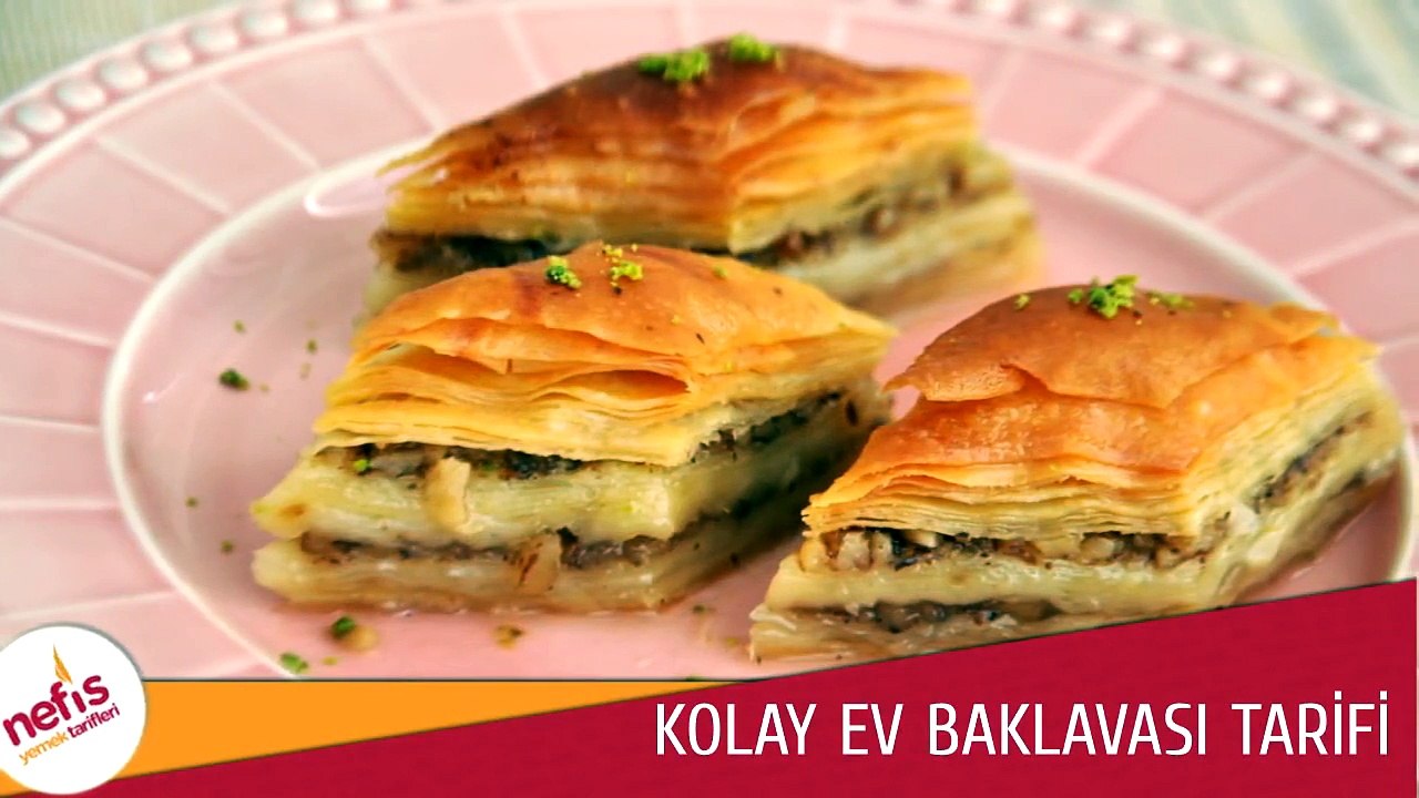 Baklava Tarifi _ Kolay Ev Baklavası Nasıl Yapılır