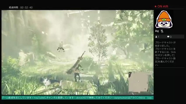 akiraのニアオートマタDLCコンテンツ配信後 プレイ 生配信 LIVE FROM PlayStation 4 (89)