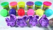 Learn Colors Play Doh Balls Peppa Pig Baby Molds Cream & Creative for Kids Rhymes