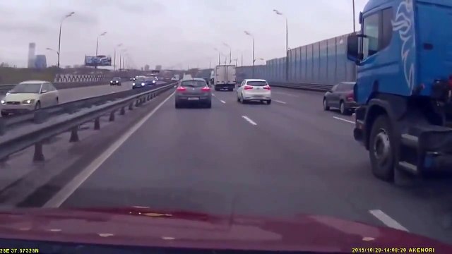 Car Crash very Shock dash camera 2015