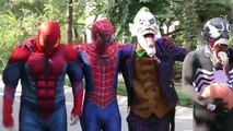 (46)_Joker Died in Haunted House ATTACK! Ghost Kill Joker Superheroes Fun Venom Muscle Spiderman Action