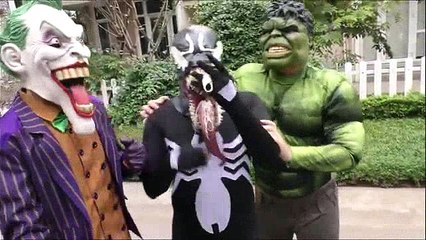 (41)_ Hulk PUSH Spiderman INTO Lake Dolphin!!! Superheroes fun Joker Venom Children Action Movies IRL