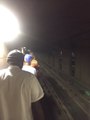 Passengers Walk Underground After Train Fire Evacuation in Atlanta