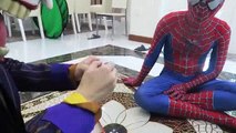 (27)_Frozen Anna vs Snow White SLAP CHALLENGE with Spiderman Elsa Superman Batman Funny Prank Superhero