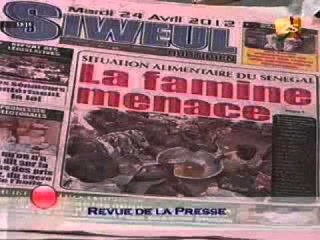 Revue de presse du 24 avril 2012