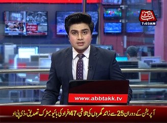 Security forces conducted search operation in Dunyapur