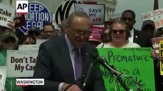 Protesters gather for health care bill protest
