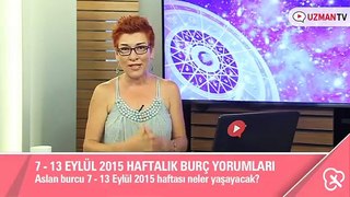 Aslan burcu 7 - 13 Eylül  haftası neler yaşayacak